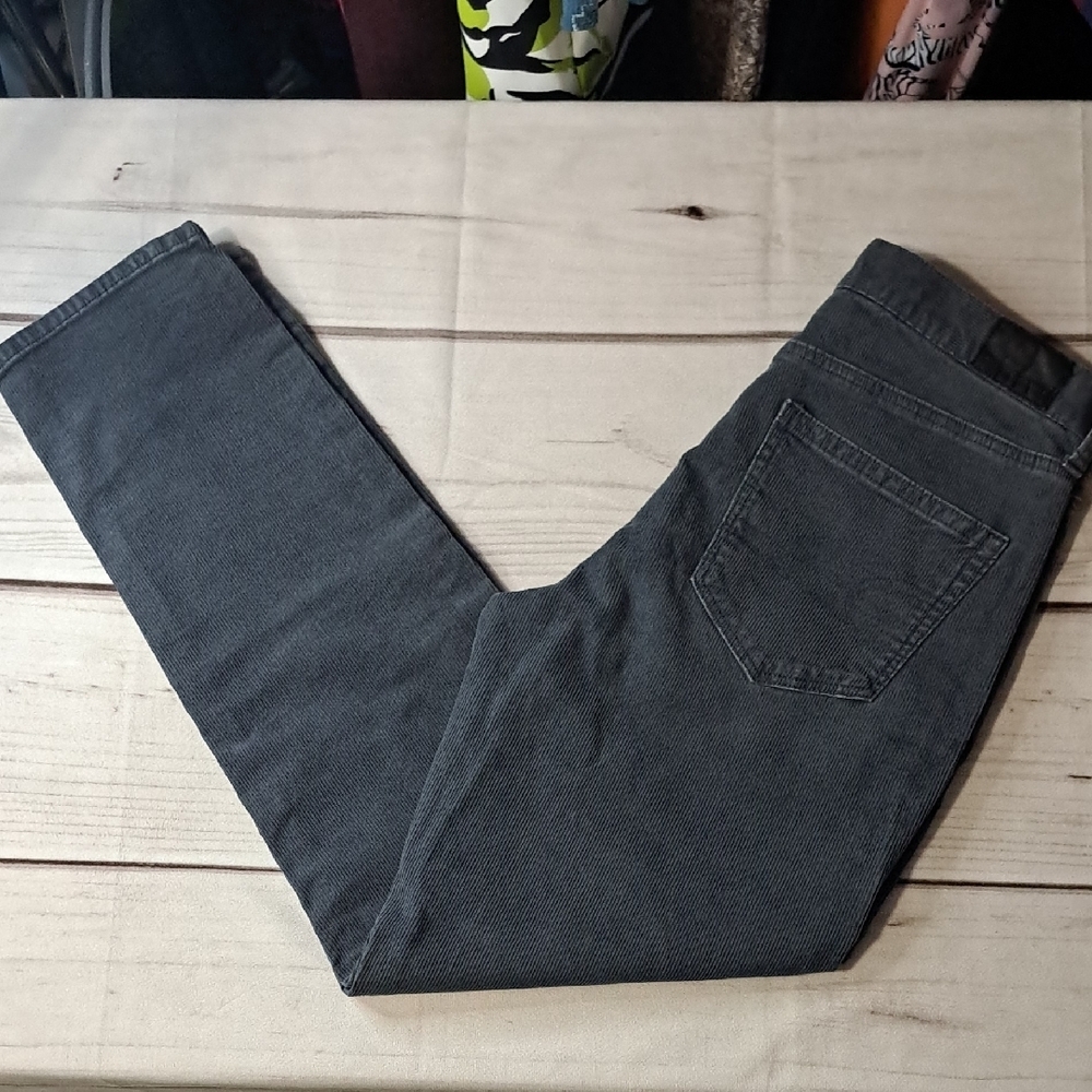 American Eagle Outfitters Super Stretch Gray Corduroy Jeans Size 2 Regular